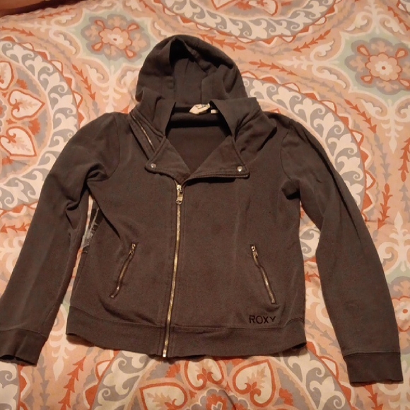 Roxy Tops - Roxy Moto Style Hoodie